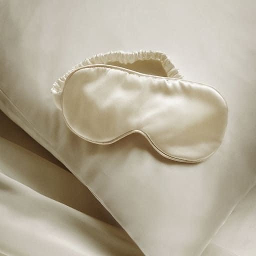 Masque de Sommeil - SilkDreamer™ - Blanc - Laviizi