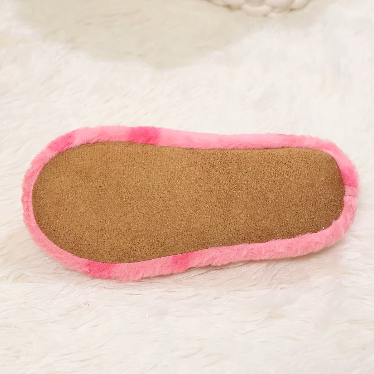 Pantoufles Femme - CozyWarmSlippers™ - Rose Fuchsia à Pois Roses - Laviizi