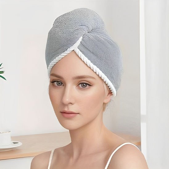 Serviette cheveux microfibre | Séchage Rapide - Laviizi
