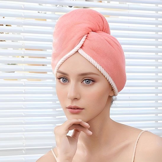 Serviette cheveux microfibre | Séchage Rapide - Laviizi