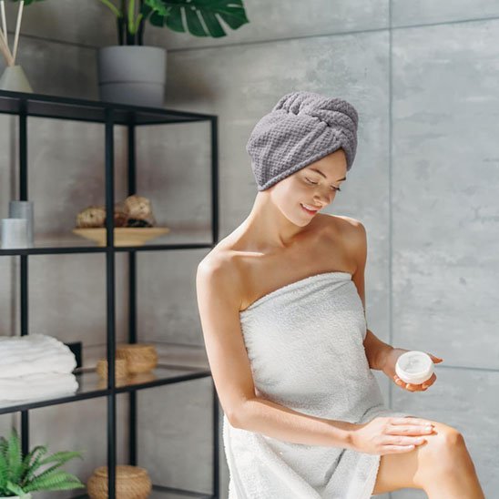 Serviette Cheveux Microfibre Ultra - Absorbante | Turban Séchage Rapide - Laviizi