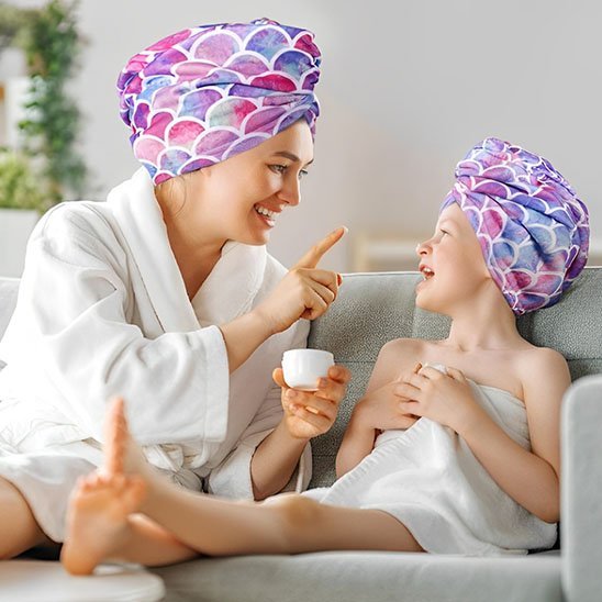 Serviette cheveux | Séchage Rapide Microfibre - Laviizi
