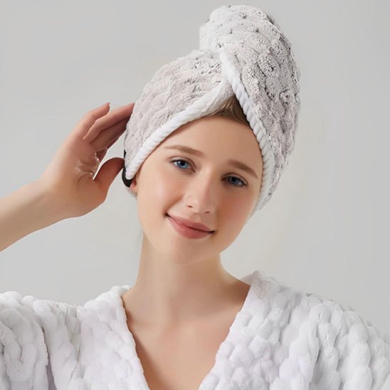 Serviette Turban Cheveux | SèchExpress - Laviizi