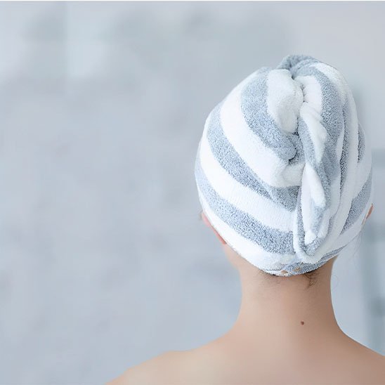 Serviette Turban Microfibre Cheveux | Anti - Frisottis - Laviizi