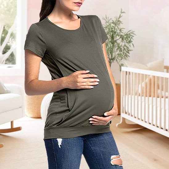 T-shirt d'allaitement pratique | Élégance Discrète - Laviizi
