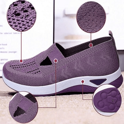 Baskets Femme - SpringWomen'sSportsShoes™ - Mauve - Laviizi