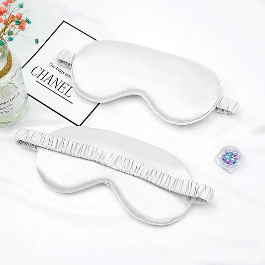 Masque de Sommeil - SilkDreamer™ - Blanc - Laviizi