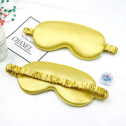 Masque de Sommeil - SilkDreamer™ - Jaune - Laviizi