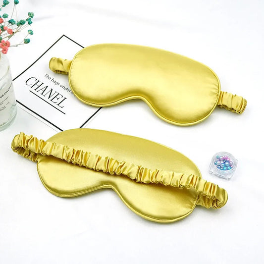 Masque de Sommeil - SilkDreamer™ - Jaune - Laviizi