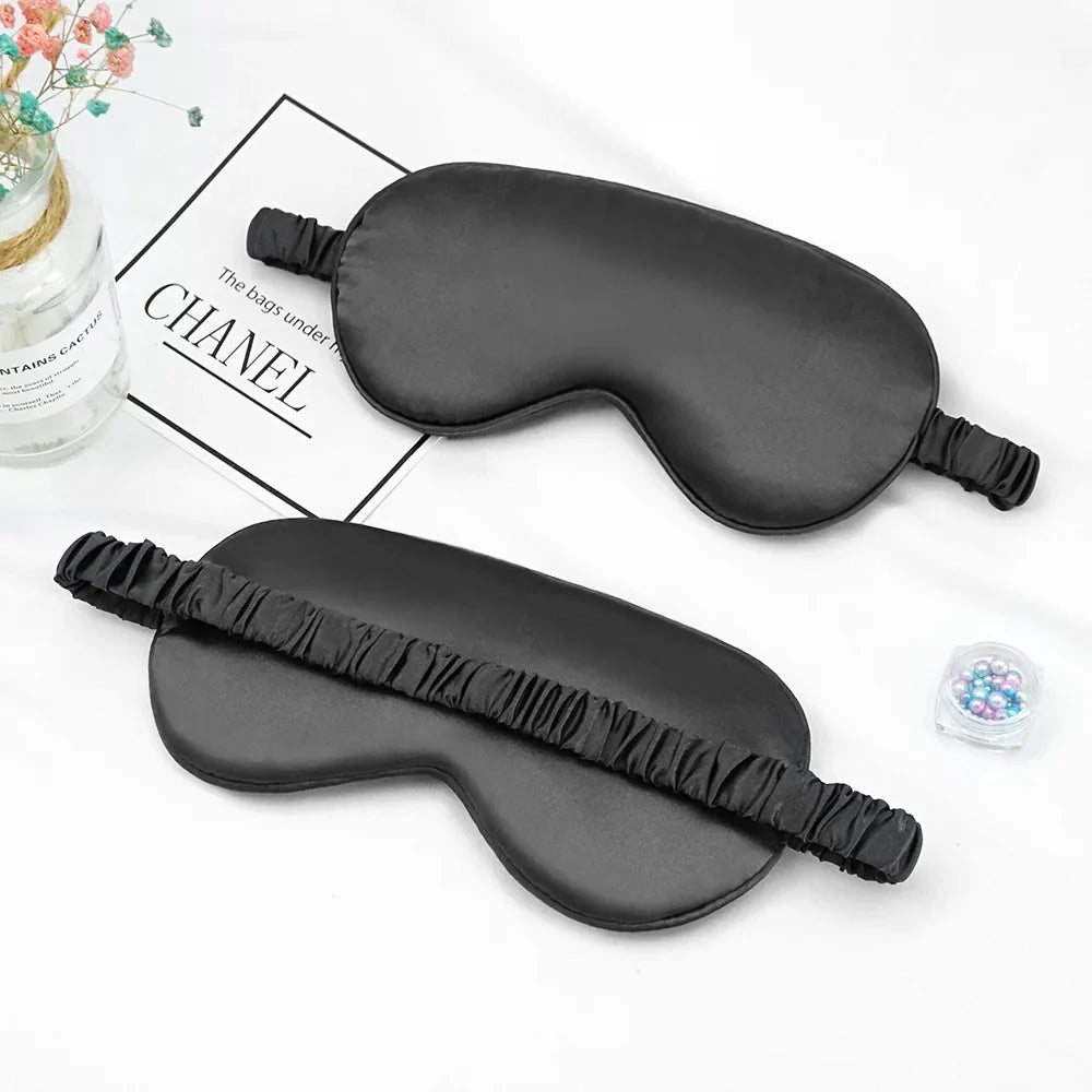 Masque de Sommeil - SilkDreamer™ - Noir - Laviizi