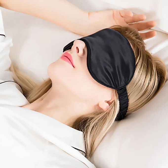 Masque de Sommeil - SilkDreamer™ - Noir - Laviizi