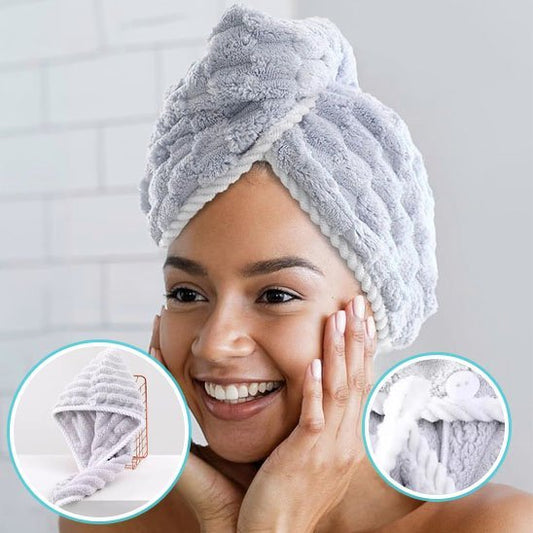 Serviette Microfibre Cheveux Ultra - Absorbante | SècheVite - Laviizi