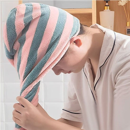 Serviette Turban Microfibre Cheveux | Anti - Frisottis - Laviizi